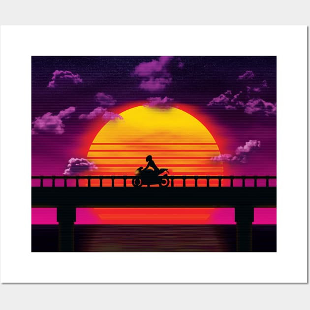 Causeway (Bike) Wall Art by patrickkingart